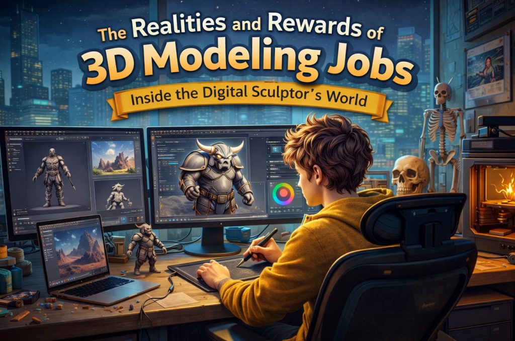 3D Modeling Jobs | Careers in Digital Art, Animation, and Design