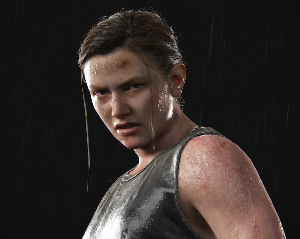 Abby the Last of Us character in action