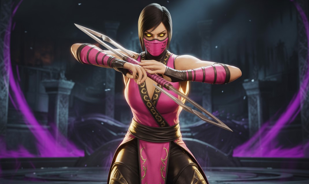 Mileena from Mortal Kombat 1: The Empress Returns
