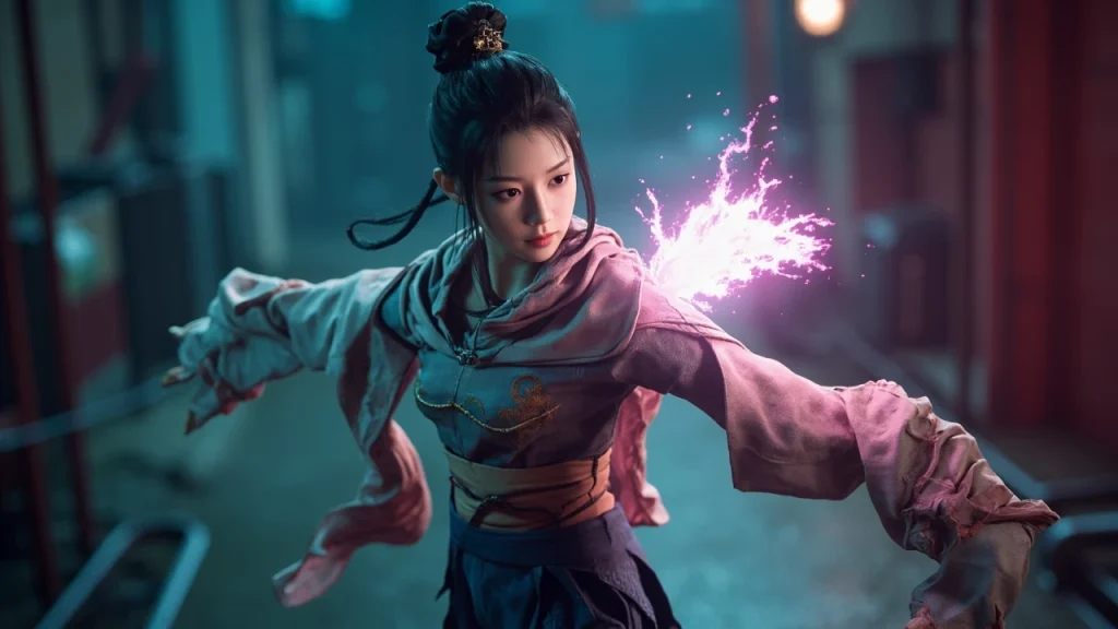 Rumi demon hunters cinematic 3D character render